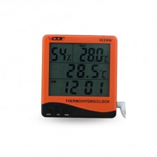 Termometro Digital Com Sonda Externa, Higrometro E Função De Alarme Victor Vc230a