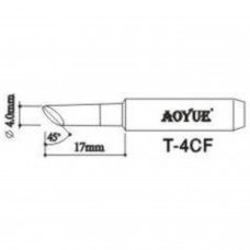 AOYUE T4CF reposição ponta soldador Soldering iron tips Aoyue 1.00 euro - satkit