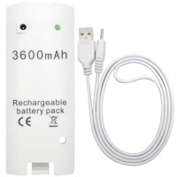 Bateria recarregável 3600mah Wii