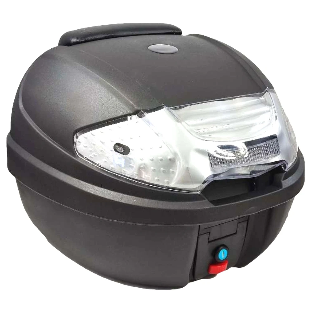 812 Top Case Universal para Moto Scooter 30 L Porta-capacete para 1 Capacete