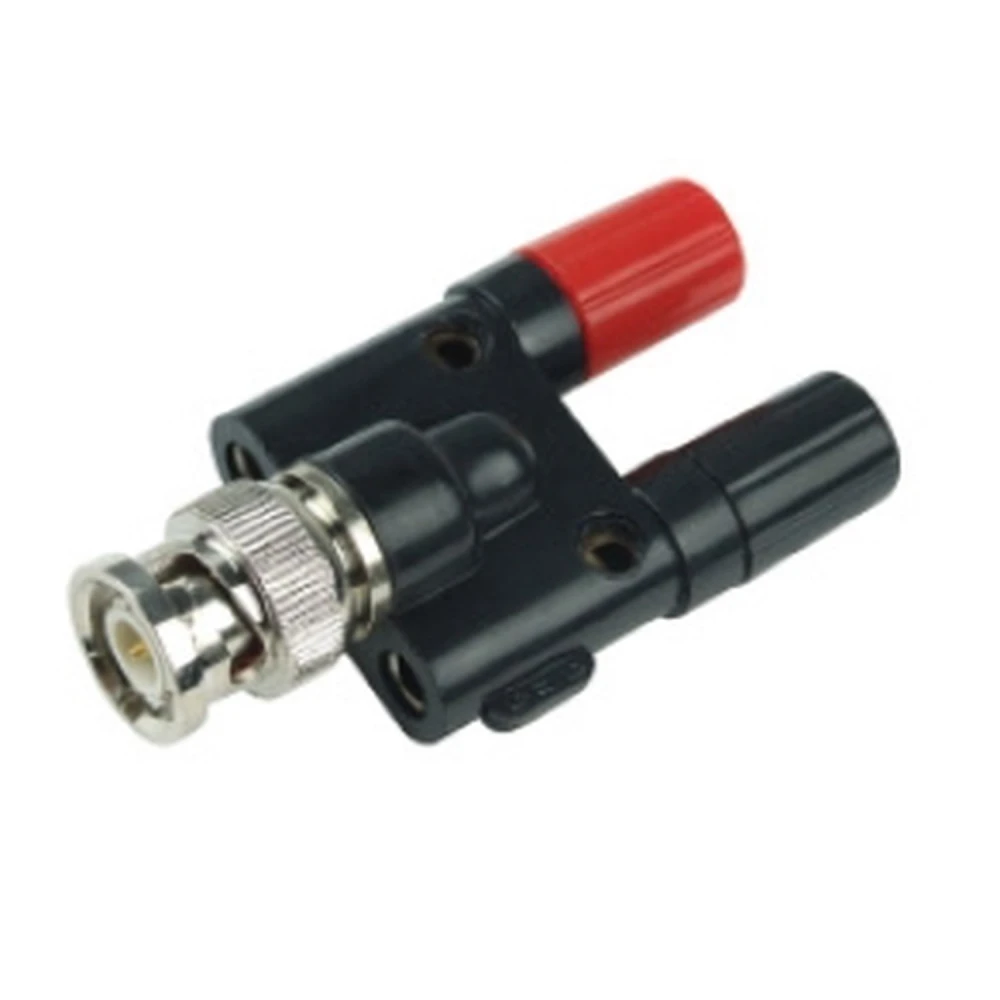 Adaptador BNC macho para 2 fichas fêmea 4mm AD4246 Amass