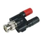 Adaptador BNC macho para 2 fichas fêmea 4mm AD4246 Amass