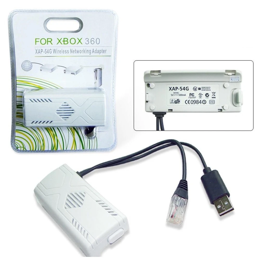 Adaptador de rede sem fios Xbox 360 compatível para Wi‑Fi estável