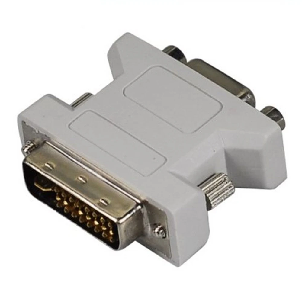 Adaptador DVI macho para VGA fêmea para ligação de vídeo
