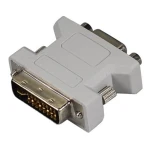 Adaptador DVI macho para VGA fêmea para ligação de vídeo