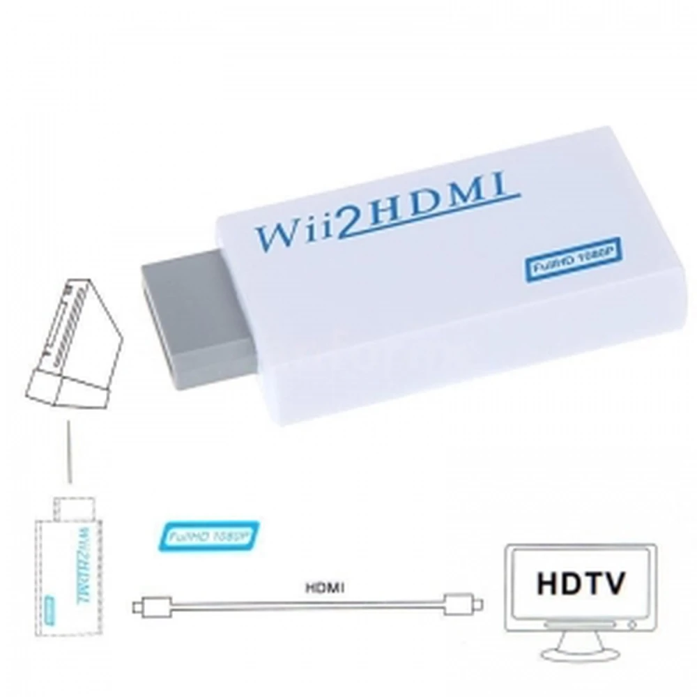 Adaptador HDMI para Nintendo Wii Wii2HDMI - Conversor 1080p e 720p Satkit