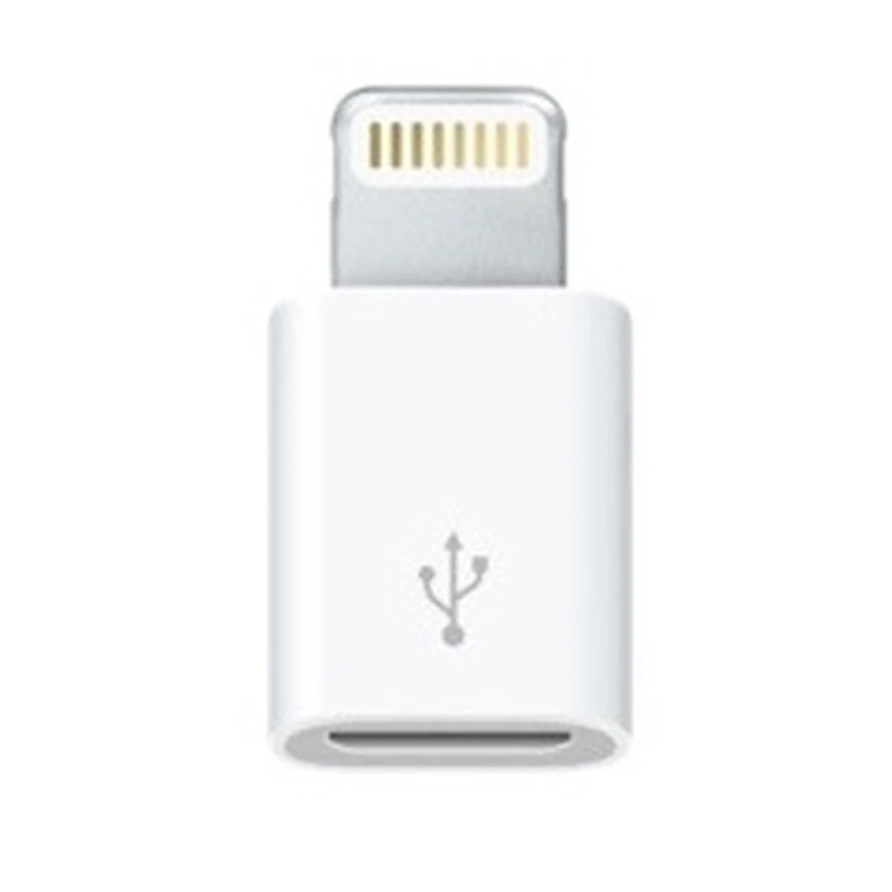 Adaptador Lightning para Micro USB compatível com iPhone 5, iPad Mini e mais