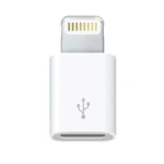 Adaptador Lightning para Micro USB compatível com iPhone 5, iPad Mini e mais