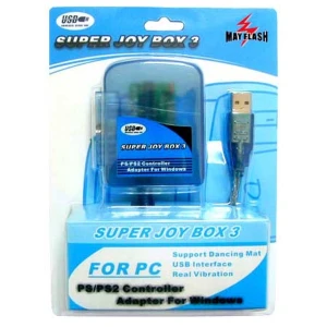 Adaptador comando PS2 para PC Super Joy Box Pro 3 Mayflash USB
