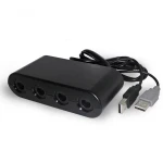 Adaptador de comandos Gamecube para Nintendo Wii U e PC compatível com Super Smash Bros