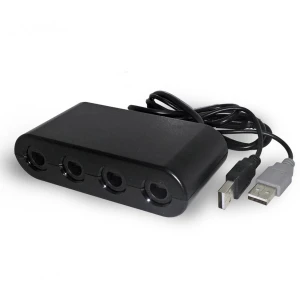 Adaptador de comandos Gamecube para Nintendo Wii U e PC compatível com Super Smash Bros