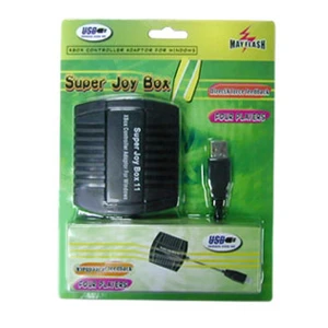 Adaptador Xbox para PC Super Joybox 11 compatível com Windows 98 a 8