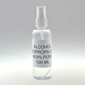 Álcool Isopropílico 100 ml com Pulverizador para Limpeza e Desinfeção