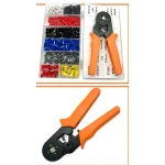 Alicate crimpador com terminais 0.25-10 mm² - Kit de 1200 peças