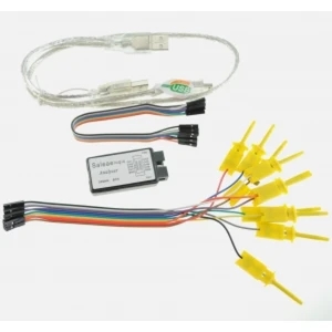 Analisador lógico 24MHz 8 canais compatível com o software Saleae USB Logic