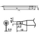 Aoyue LF-24D ponta de soldador com resistência incluída para estações de soldadura
