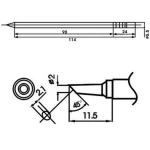 Aoyue LF-2BC ponta de soldador com resistência incluída para soldadura profissional