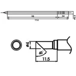 Aoyue LF-4C ponta de soldador com resistência para estações de soldadura