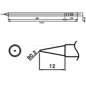 Aoyue LF-LB ponta de soldador com resistência incluída para estação de soldadura