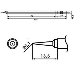 Aoyue LF-LI ponta de soldador com resistência incluída