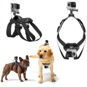 Arnês para cão para GoPro 1/2/3 e SJ4000, ajustável e resistente