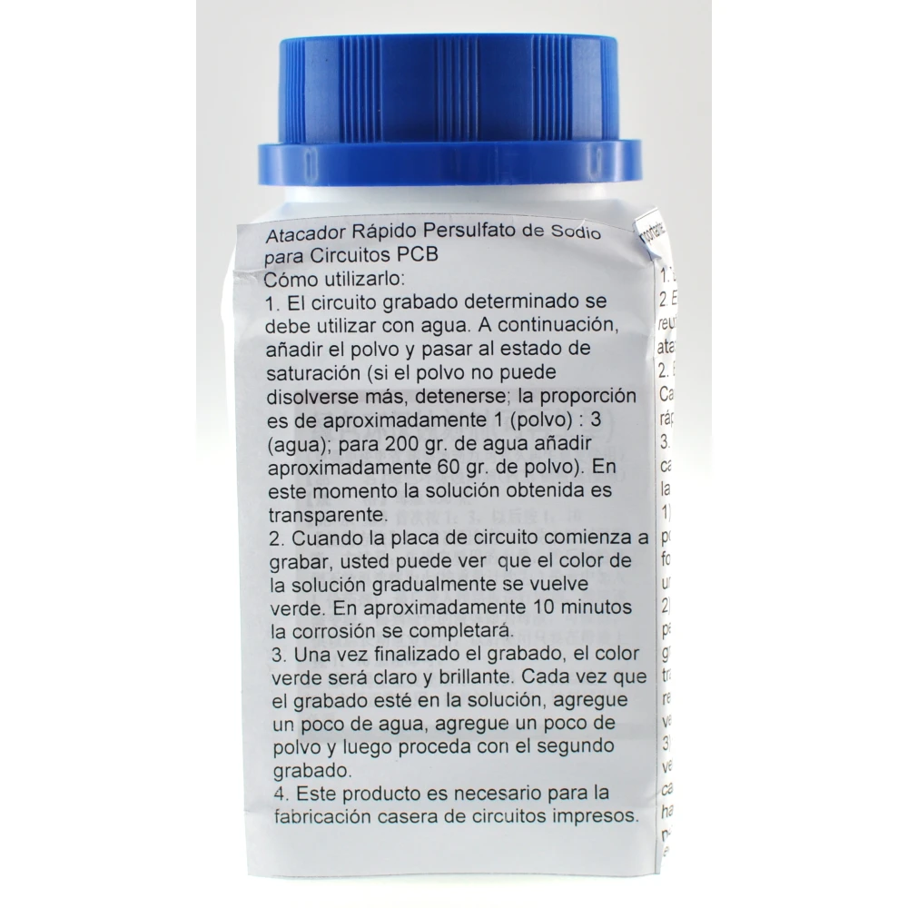 Gravador Rápido de Persulfato de Sódio para PCB 600gr