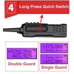 Baofeng UV9R Plus walkie-talkie de longo alcance com 160 canais VHF/UHF