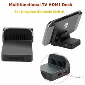Base dock portátil para Nintendo Switch - mini dock HDMI USB