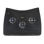 Base refrigeración portátil Mod-500 con hub USB 4 puertos vista lateral