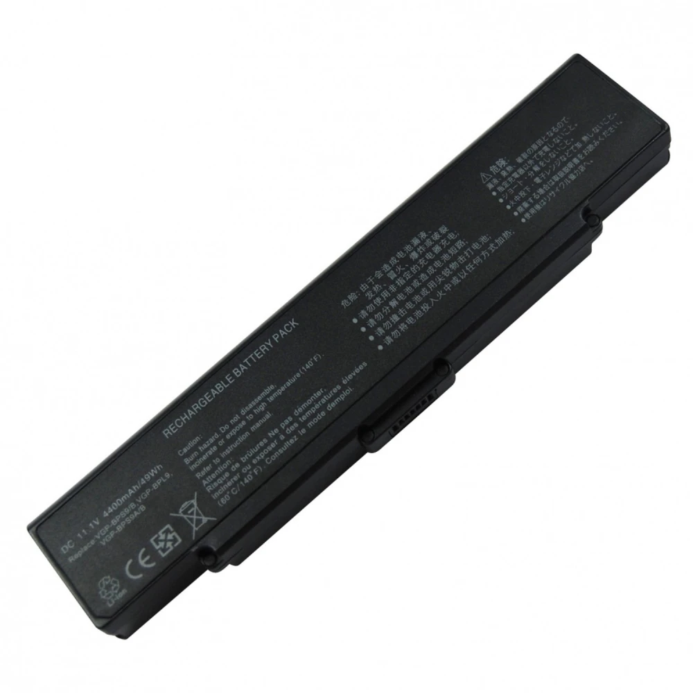 Bateria 5200 mAh para Sony VGP-BPS9 compatível com vários modelos Sony Vaio