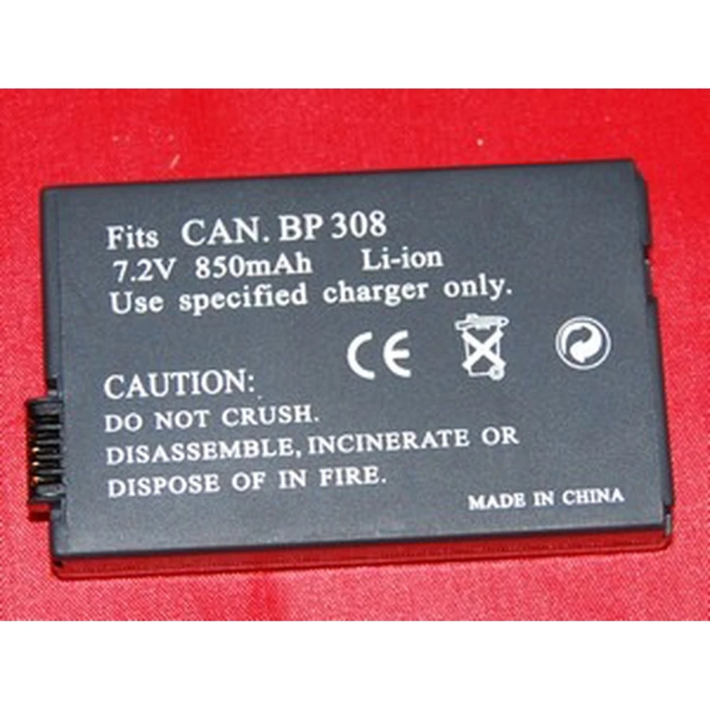 Bateria compatível Canon BP-308 para videocâmaras Canon