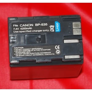 Bateria compatível Canon BP-535 para videocâmaras Canon