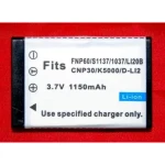 Bateria compatível Casio NP-30 - Recambio Li-Ion 3.6V 1150mAh para câmaras