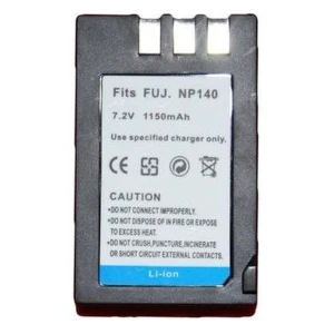 Bateria compatível Fuji NP-140 para câmaras digitais e videocâmaras