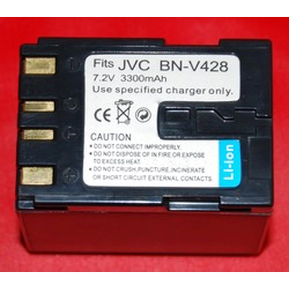 Bateria compatível JVC BN-V428 7.2V 3300mAh para câmaras JVC