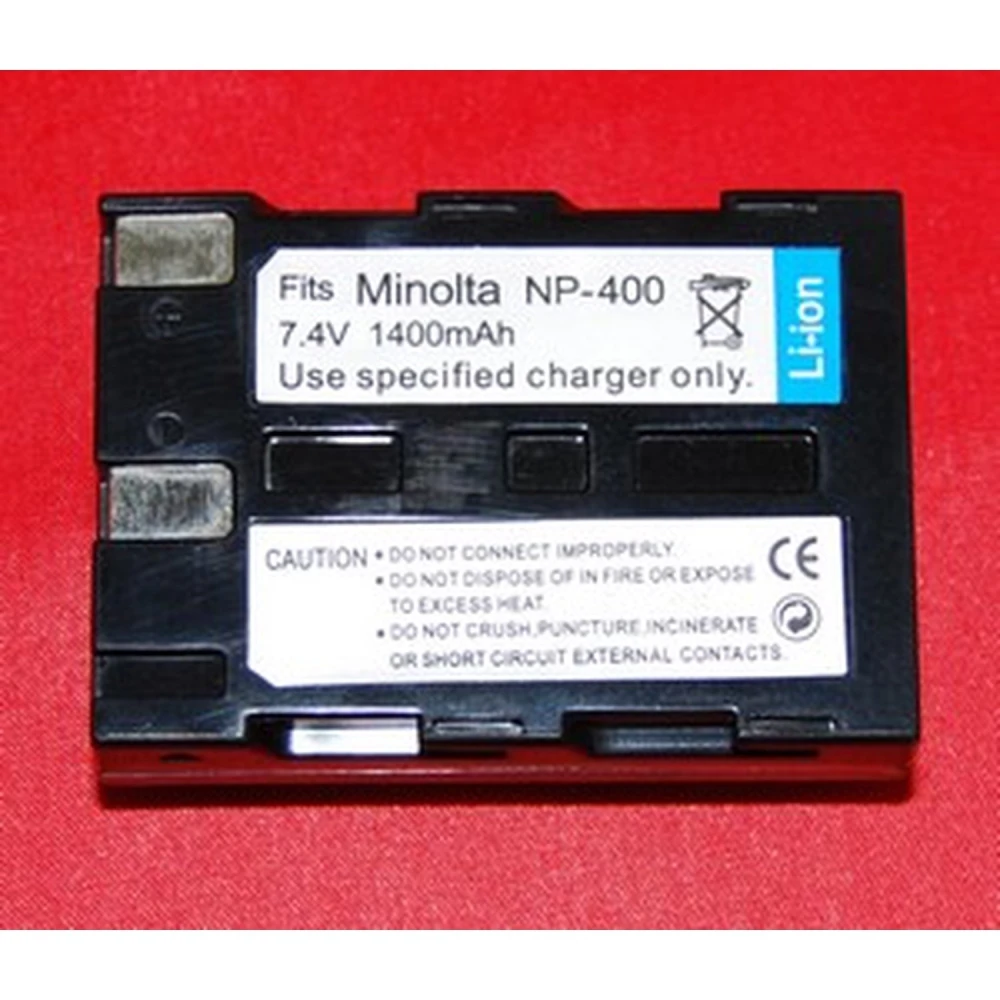 Bateria compatível Minolta NP-400 para câmaras digitais e videocâmaras