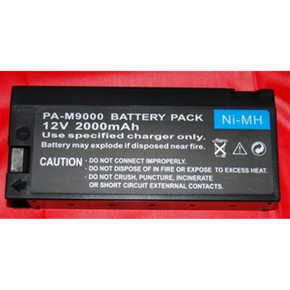 Bateria compatível Panasonic M9000 Ni-Mh 12V 2000mAh para câmaras digitais