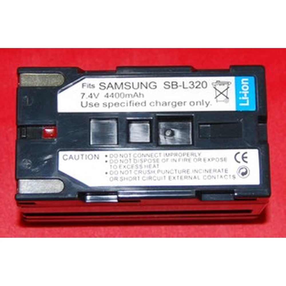 Bateria compatível Samsung SB-L320 Li-Ion 7.4V 4400mAh para câmaras