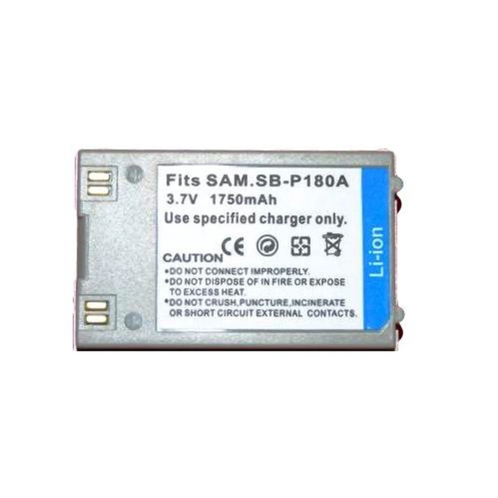 Bateria compatível Samsung SB-P180A para câmaras digitais Samsung