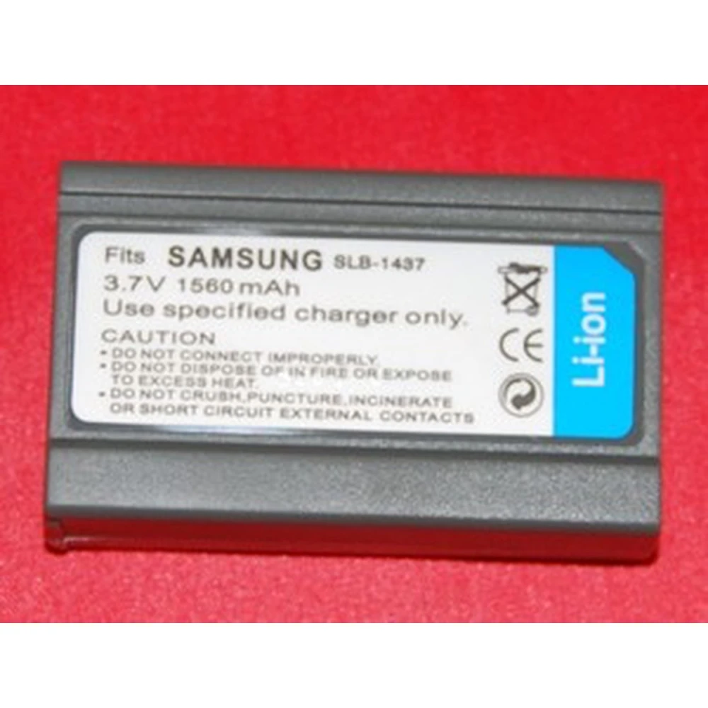 Bateria compatível Samsung SLB-1437 para câmaras digitais