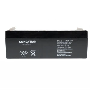 Songyuan Bateria de gel chumbo 12V 2.2Ah SY2.2-12 para alarmes e brinquedos elétricos
