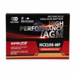 Bateria Moto AGM 12V 9Ah OUTDO HCZ10S-MF - Compatível Yuasa YTZ10S(-BS) / GTZ10S / ETZ10S