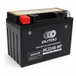 Bateria Moto AGM 12V 12Ah OUTDO HCZ14S-MF - Compatível Yuasa YTZ14S(-BS) / GTZ14S / ETZ14S