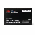 Bateria Moto AGM 12V 12Ah OUTDO UTX14-BS(MF) - Compatível Yuasa YTX14-BS / GTX14-BS / ETX14-BS