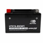 Bateria Moto AGM 12V 7Ah OUTDO UTX7A-BS(MF) - Compatível Yuasa YTX7A-BS / GTX7A-BS / ETX7A-BS