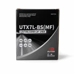Bateria Moto AGM 12V 7Ah OUTDO UTX7L-BS(MF) - Compatível Yuasa YTX7L-BS / GTX7L-BS / ETX7L-BS