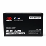 Bateria Moto AGM 12V 9Ah OUTDO UTX9-BS(MF) - Compatível Yuasa YTX9-BS / GTX9-BS / ETX9-BS