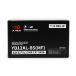 Bateria Moto AGM 12V 12Ah OUTDO YB12AL-BS(MF) - Compatível Yuasa YB12AL-A2 / GS YB12AL-A2 / 12N12-4A-1 (flooded similar)