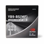 Bateria Moto AGM 12V 9Ah OUTDO YB9-BS(MF) - Compatível Yuasa YB9-B / GS GM9Z-3B-1 / GS YB9-B / 12N9-4B-1 (flooded)