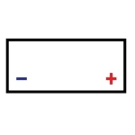 Bateria Moto YTX5L-BS en primer plano mostrando dimensiones compactas